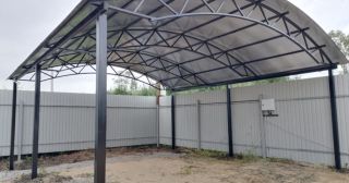 Арочные навесы из металлопрофиля Пермь, цена от 3511 руб.